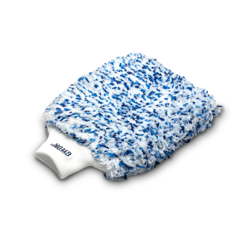 GYEON Smoothie EVO Microfiber Car Wash Mitt - Automotive Car Detailing Supplies Including Wash Mitt Sponges, Cloths & Brushes
