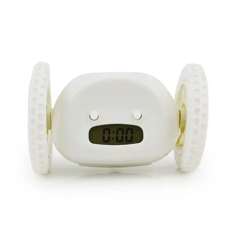 CLOCKY Loud Alarm Clock for Heavy Sleepers on Wheels (Adults Kids Teens Bedroom), Run Away, Annoying, Jump,