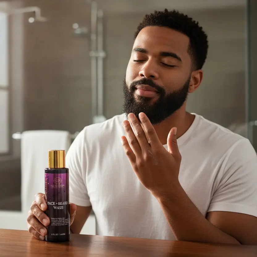 Beard & Face Wash 4 oz – Gentlemen’s Essentials Luxe  Elevate your daily ritual with Gentlemen’s Essentials Luxe Beard & Face Wash—crafted for men who value sophistication in every detail.