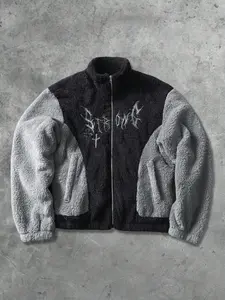 Men's Leopard Texture Jacket and Coat, Fall Winter Street Style American Design, Unisex Fashion Outerwear, Daily Wear, Long Sleeve, Casual, Tops, Menswear