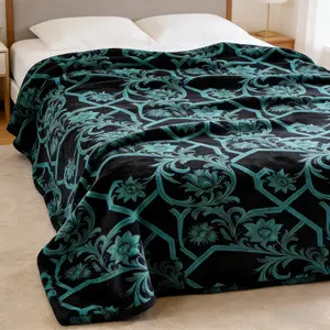 Western Printed King Size Blanket – Super Soft & Cozy