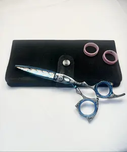 Blue Floral Shear