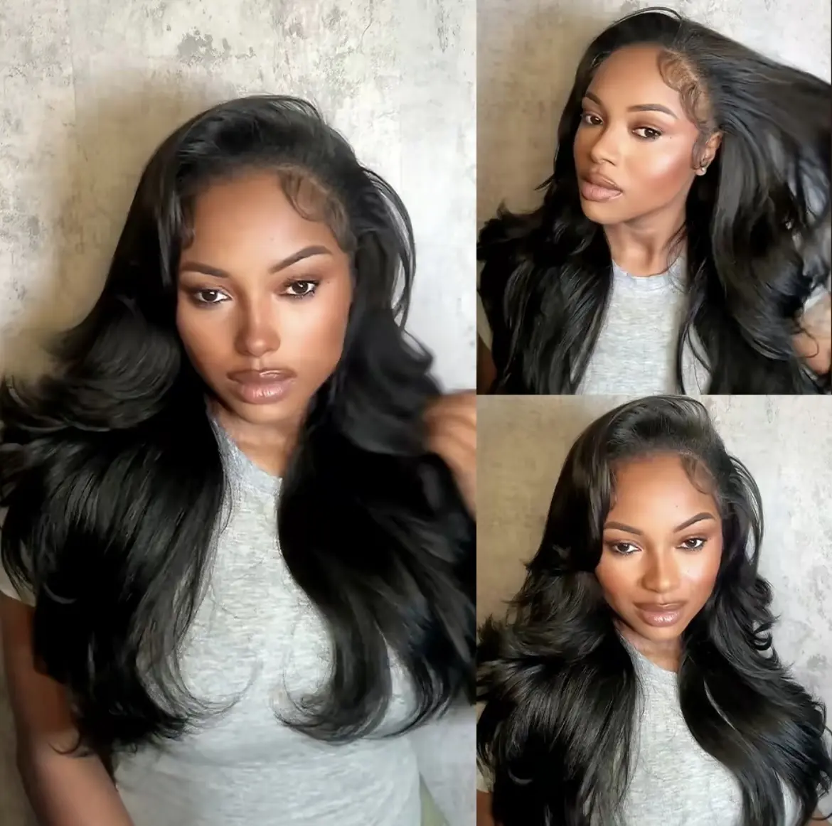 Tinashe Yaki Body Half Wig Invisible Hairline Yaki Straight Kinky Curly Half Wig Human Hair Wigs with Drawstring Cap Design for Easy Wear and Stable Fit #dealsforyou
