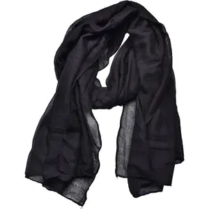 Women’s Cotton Scarf – Lightweight, Soft, Fashionable Solid Color Scarf