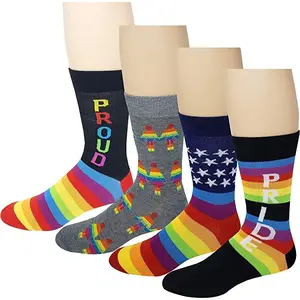 LGBT Novelty Dress Socks | Unisex (4 Pairs)