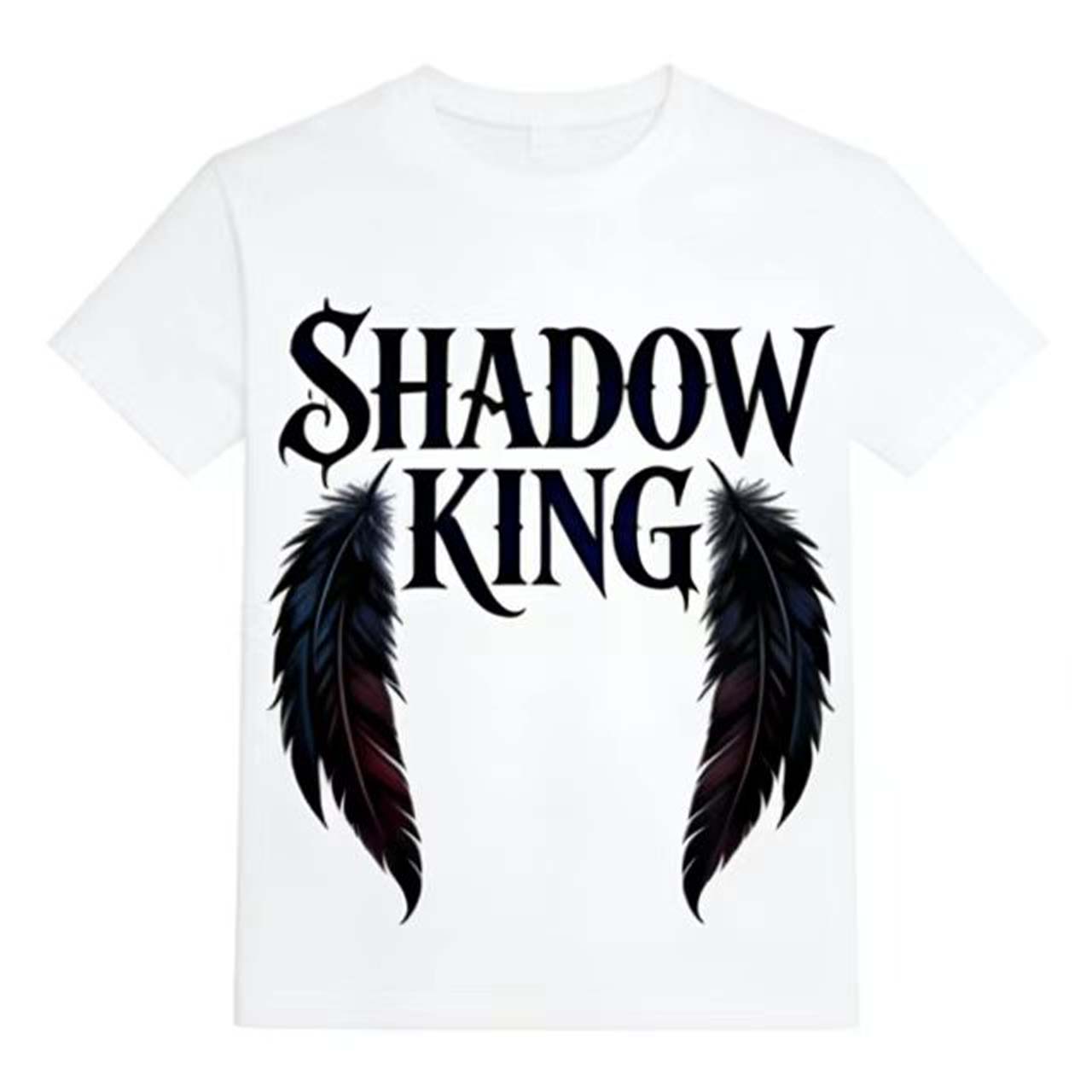 Couple Matching Cotton T-Shirts，180GSM Double Sided Print Soft Crew Neck Tees