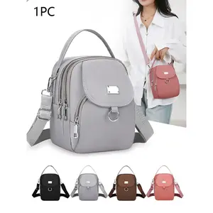 Multi-color mini shoulder crossbody bag, Casual handbag satchel, multi-compartment hand-held crossbody backpack, lightweight and portable, casual and versatile daily carry-on bag, suitable for daily travel, shopping, etc.