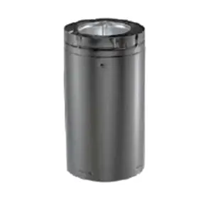 212 MAIN M&G Duravent 46DVA-48 DirectVent Pro Venting Component - 4in x 6in, 48in Galvanized Length, .020 Aluminum Inner Wall, 26-ga Outer Wall, Twist Lock, for Gas Stove, Gas Appliances, Hearth