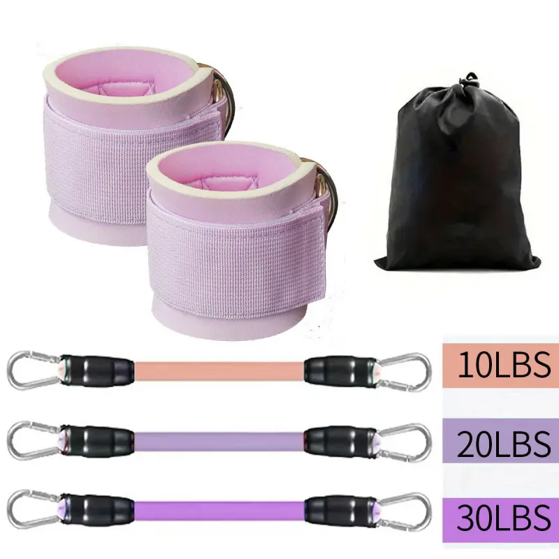 Fitness ankle straps for leg and hip training, ankle straps, leg straps, ankle buckle trainers for gym equipment Fitness ankle straps for leg and hip training, ankle straps, leg straps, ankle buckle trainers for gym equipment