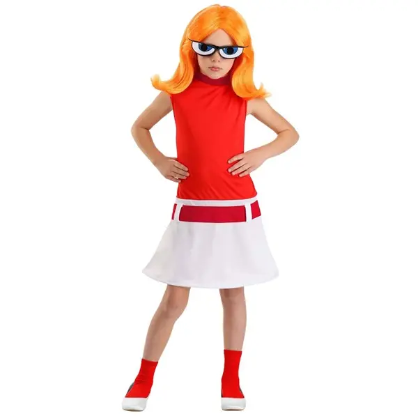 Girl's Disney Phineas and Ferb Candace Flynn Costume (© Disney)