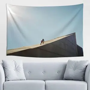 Daniel Music Caesar Tapestry Art Wall Hanging Background Decor Poster for Bedroom Beach Dorm Picnic Decorate  5 Sizes Availiable Modern Stripe Design Decoration