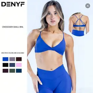 Outdoor Passionshop Seamless Matte Yoga Bra Twisted Strap Racerback