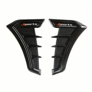 2 car simulation shark gill fender fender modification sticker, general wing car sticker modification, anti-collision protection for your car, Christmas gift for your lover's car taco vinyl exterior accessories