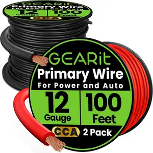 12 Gauge Power Ground Electrical Wire Copper Clad Aluminum Single Conductor 2 Primary Colors 12 Gauge Power Ground Electrical Wire Copper Clad Aluminum Single Conductor 2 Primary Colors