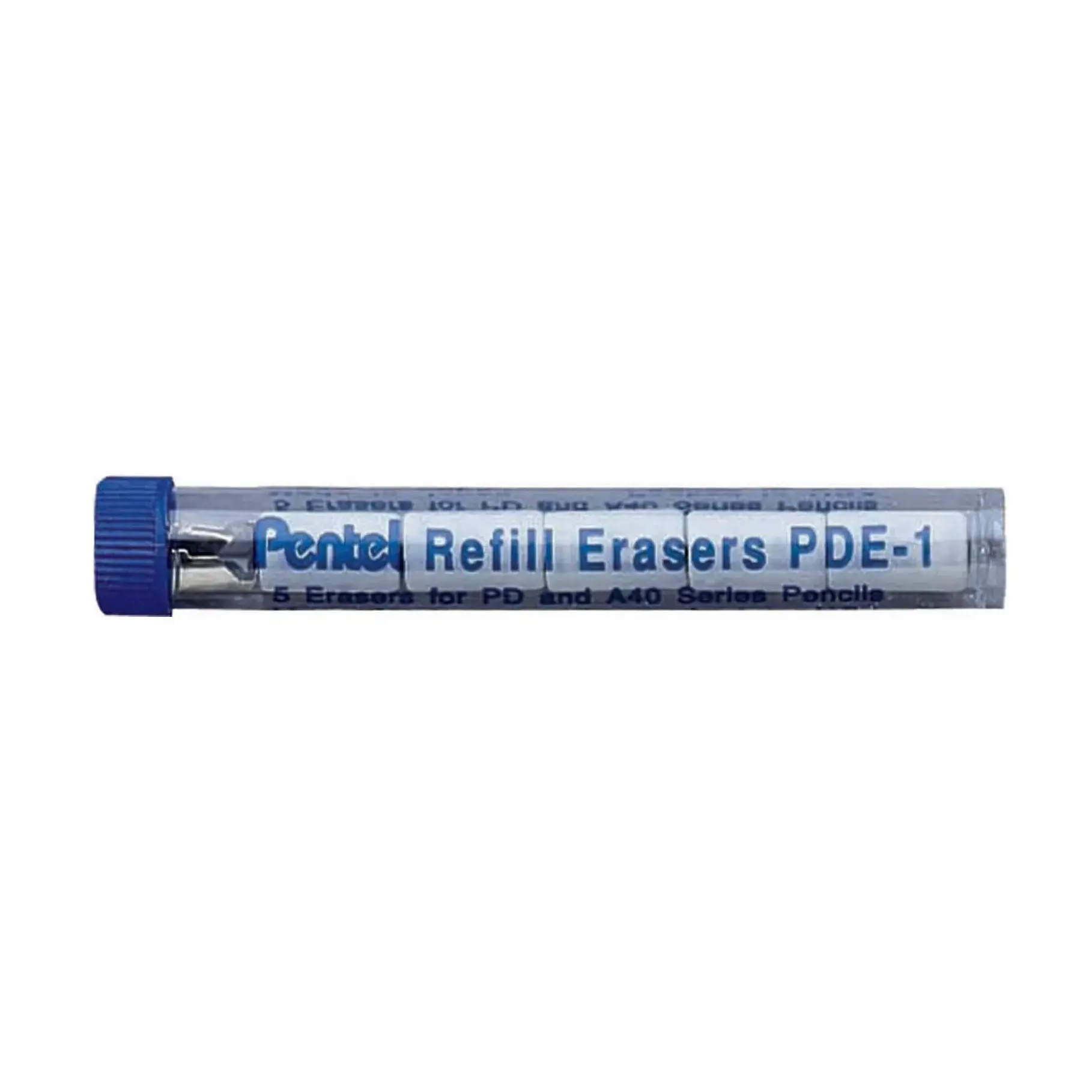 Pentel Refill Eraser Pack For AL, AX and PD Series Pencils 5 pcs/Tube