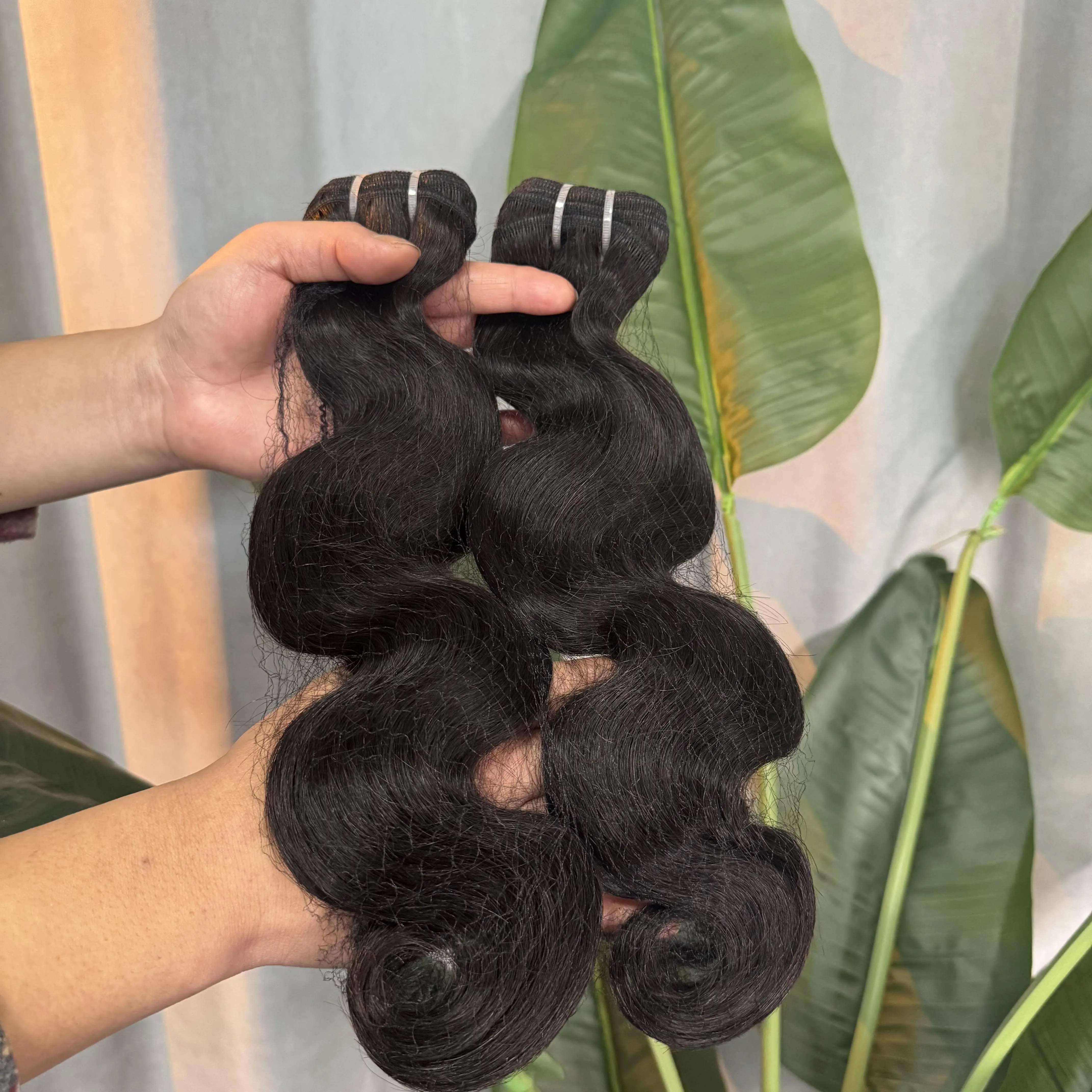 Perismoda Hair 16A Luxury Body Wave Virgin Brazilian Hair Bundles Double Weft Shed-Free Human Hair Extensions 1,3,4 Bundles Machine Weft Hair