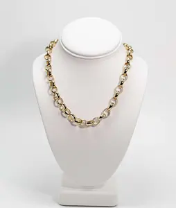 Classic Jewelry Store Belcher Rolo Chain Necklace, Unisex