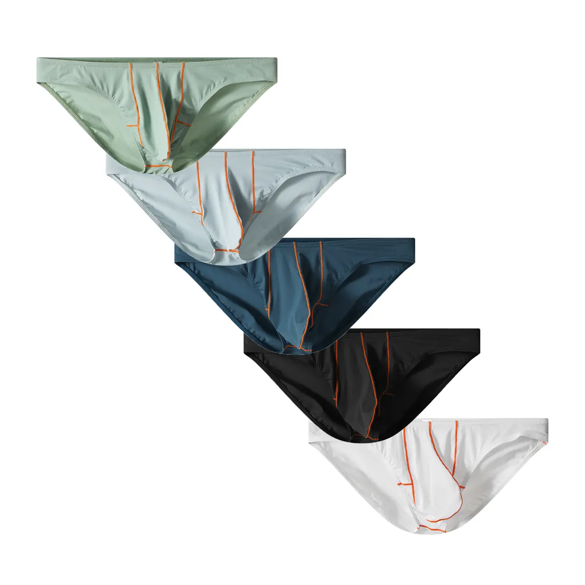 Men’s Underwear Tech Comfort Performance Low Rise Briefs, Underpants, 5-pack