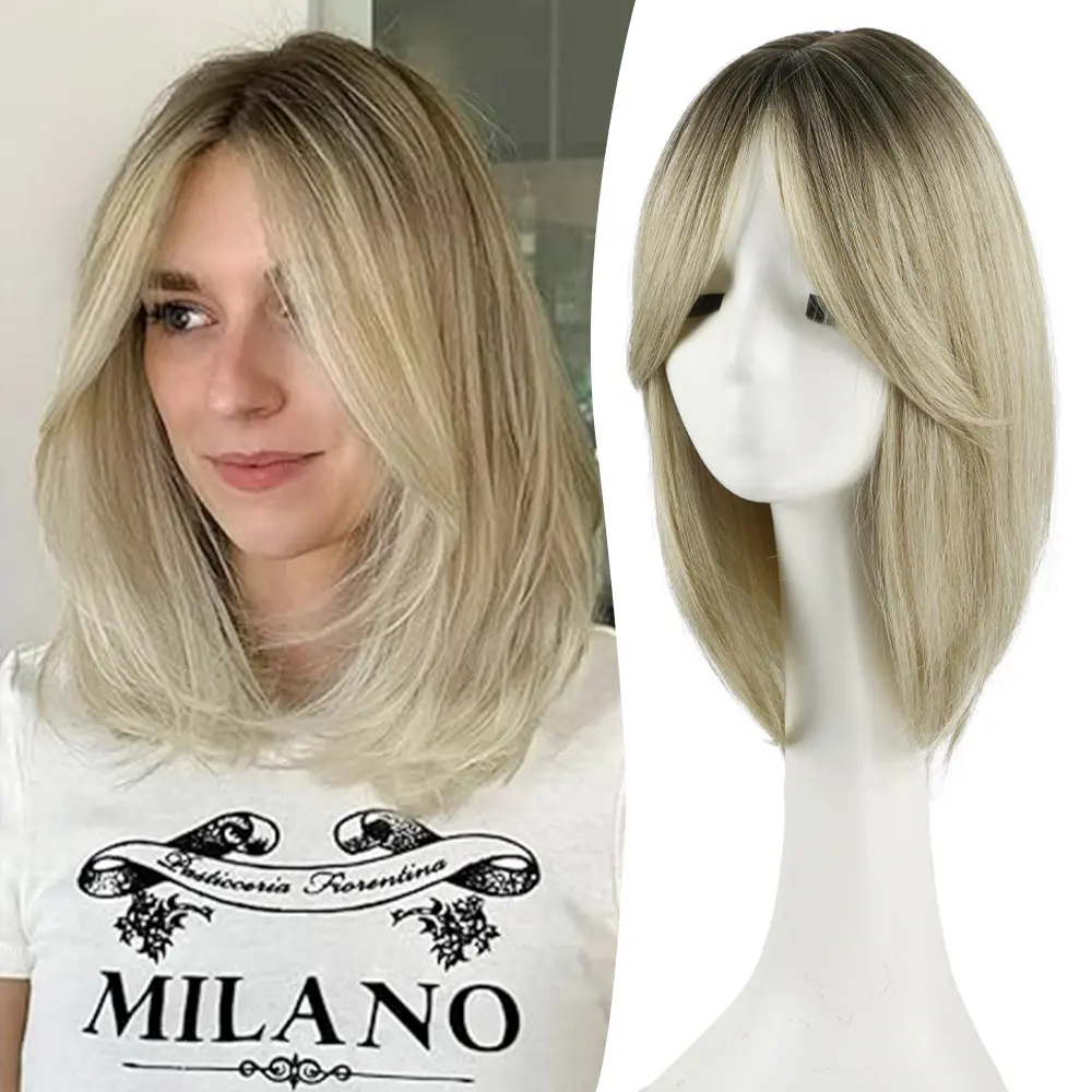 Light Brown with Dark Root