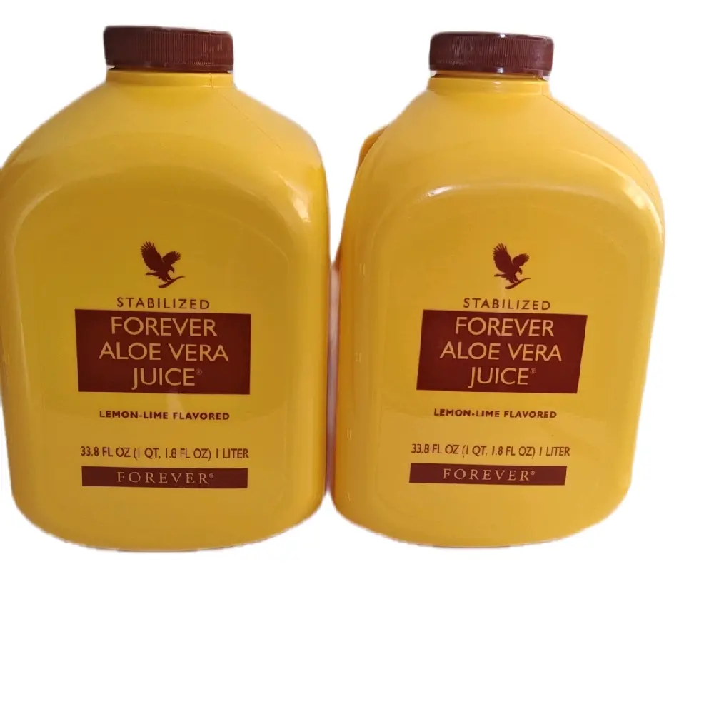 Forever Stabilized Aloe Vera Juice 2 Liter Sugar Free Lemon Lime Flavored  Natural Beverage Nata - TikTok Shop