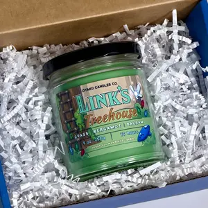 Link’s Treehouse | LoZ Gaming Candle | Vegan Apricot Wax Candle