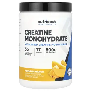 Nutricost Performance, Creatine Monohydrate, Pineapple Mango, 1.1 lb (500 g) Nutricost Performance, Creatine Monohydrate, Pineapple Mango, 1.1 lb (500 g)