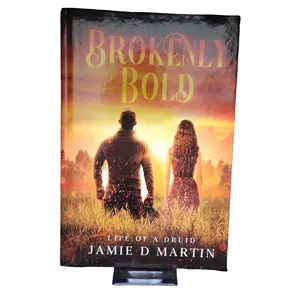 Jamie D Martin Signed Hardback Copy of Brokenly Bold Life of a Druid Embossed Edition Book