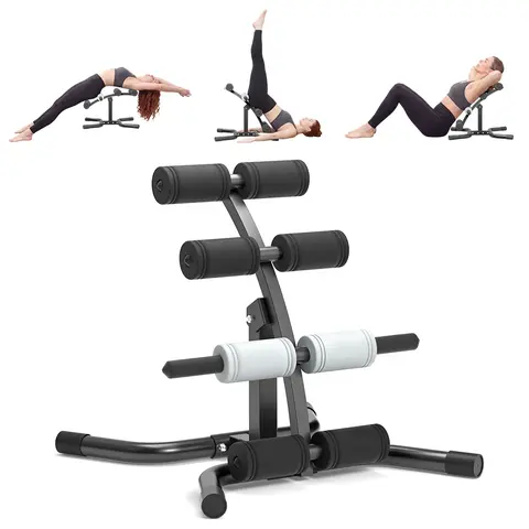 RELIFE Mini Inversion Table - Compact Steel Frame Home Workout Equipment, Unisex Fitness & Exercise Gear, Space-Saving Back Extension Machine with Foam Rollers, 330 LBS Capacity Abdominal Trainer, Fitness Equipment