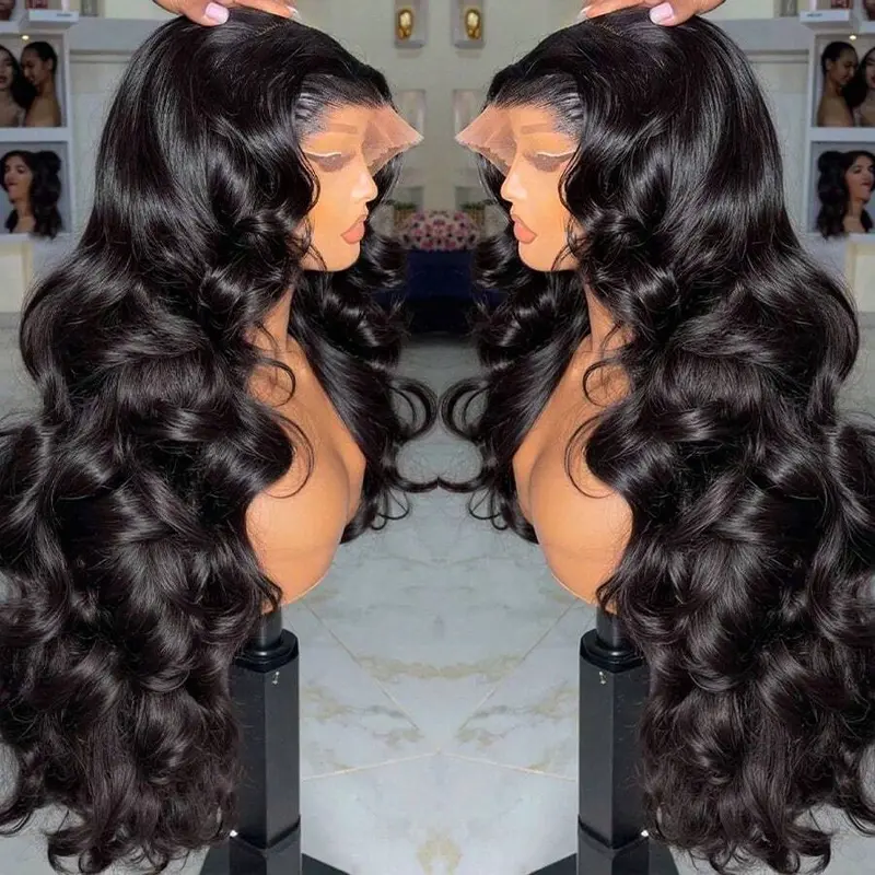 Bling Hair 32 34 Inch Body Wave 13x6 HD Lace Frontal Wig Human Hair 13x4 Lace Front Wigs Brazilian Pre Plucked 4x4 360 Lace Wigs For Women
