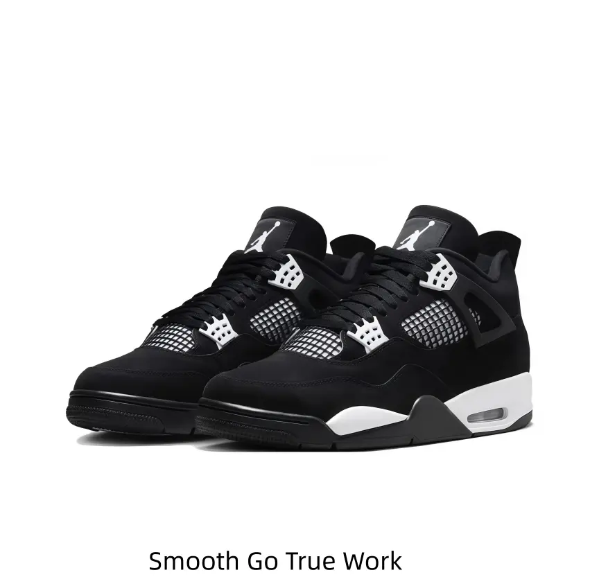 Black Suede Mid-top Basketball Collectible Sneakers White Grid Mesh & Hardware White Midsole Block Visible Heel Air Cushion Classic Monochrome Retro Street Hobby Display Athletic Footwear