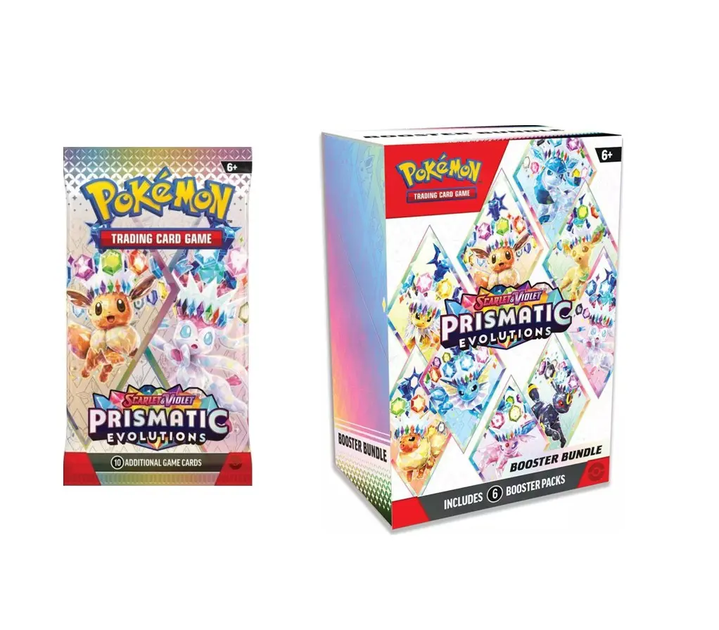 Prismatic Evolutions: Pokemon Booster Pack / Bundle / Box - TikTok Shop Prismatic Evolutions: Pokemon Booster Pack / Bundle / Box - TikTok Shop