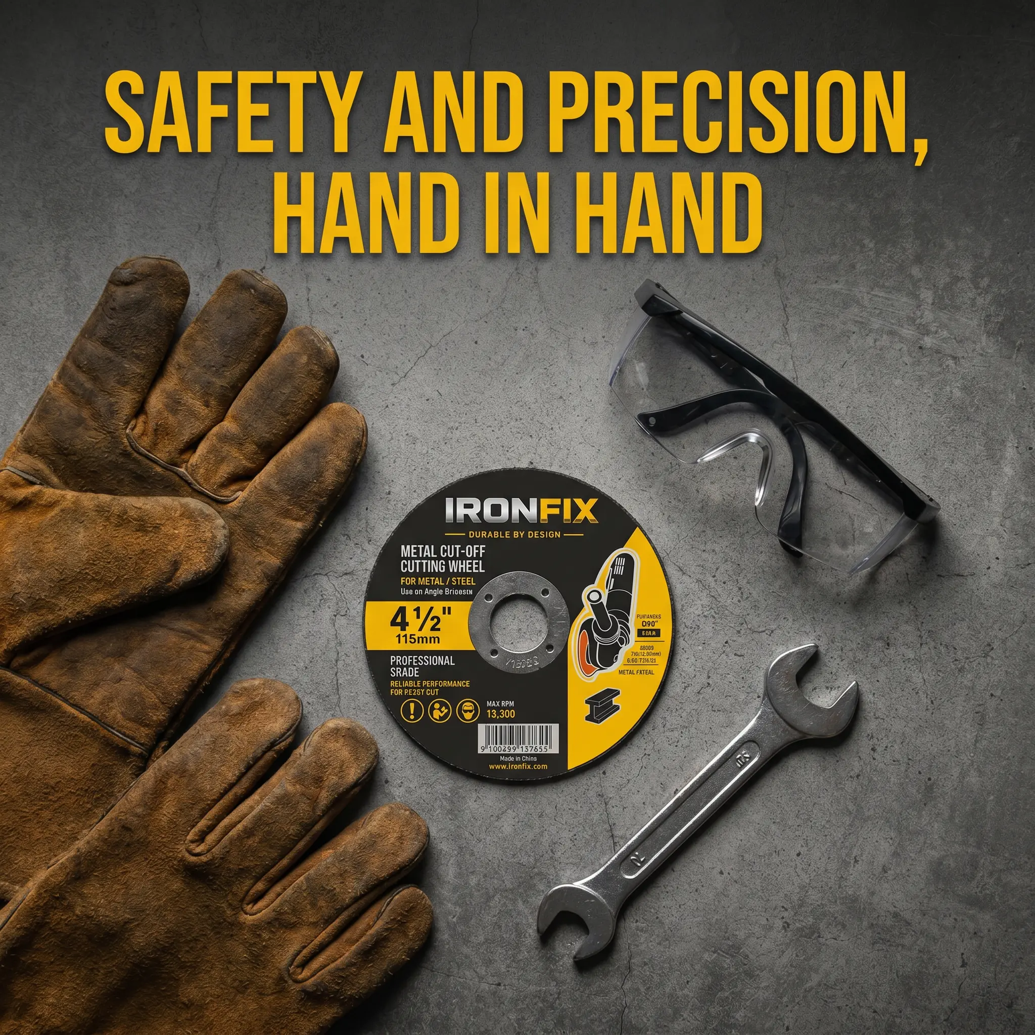 Metal cutting wheels, ultra-thin grinding wheels, resinoid cut-off wheels, wood sanding/polishing discs, and circular saw blades.