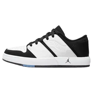 AIR JORDAN RETRO 1 LOW NU GS "White White Black" FB4412 100