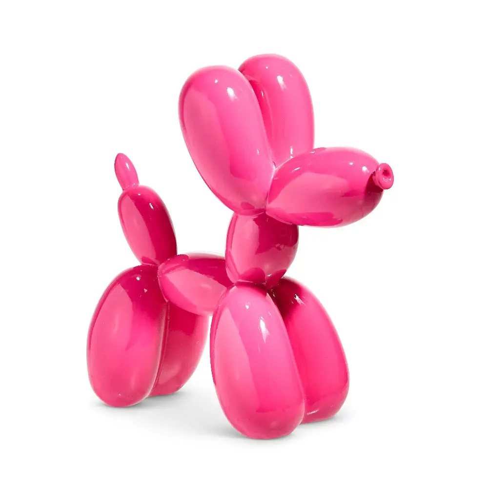 Pink Balloon Dog, 8"