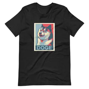 DOGECOIN UNISEX CRYPTO T-SHIRT LARGE LOGO