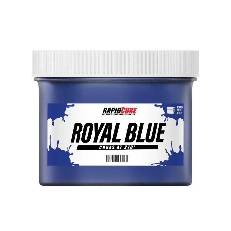 Rapid Cure Royal Blue Screen Printing Plastisol Ink