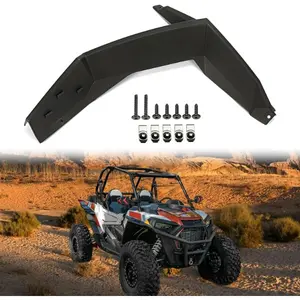Fender Flares Mud Flaps Compatible with 2014-2024 Polaris RZR 900 / S 900/900 EPS/Trail Model UTV Mud Guards Flap Splash Guards Shield Replacement for 2879434 Black (Front Right)