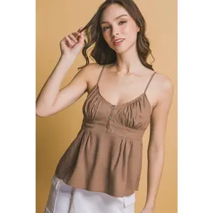 SPAGHETTI STRAP CAMI TOP