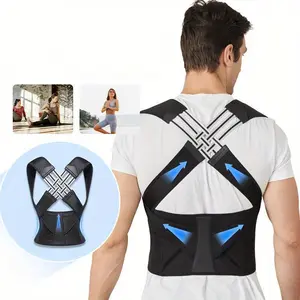 Unisex Sports Back Strap, Posture Strap, Back Brace, Gym Fitness Equipment, Adjustable Breathable Design, Comfortable Wear, Effective Exercise Enhancement