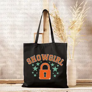 Vintage Tote Bag 100% Cotton Canvas 22" Handles 14.5 x 15.5 Classic Style