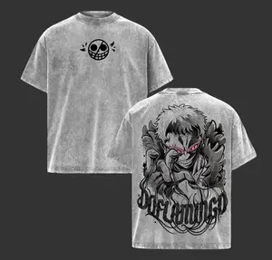 Doflamingo String String Power Tee, One Piece Graphic T-shirt, Acid Washed Vintage Shirt, Pink Eyes Design, Oversized Villain Manga Streetwear, Exclusive Doflamingo Merch Menswear Tops  Crewneck Tshirt Tropical Tropical Shortsleeve
