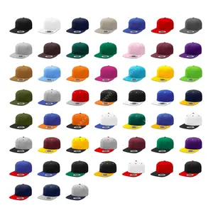 Classic Snapback Hat Flat Baseball Cap Trucker Solid Plain Blank Men Hip Hop Army CS Classic Two Tone Poly Mixed Material One Size Fits All 7 Inch Width 2.75 Inch Brim Length 5.5 Inches Crown