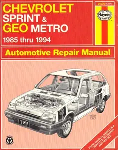 USED-Chevrolet Sprint & Geo Metro Automotive Repair Manual 1985 Thru 1994 (Haynes Automotive Repair Manual Series, 1727) by Larry Warren (Paperback)