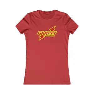 Gaayyy Femme Fit Graphic Tee - Stamp Me Rush