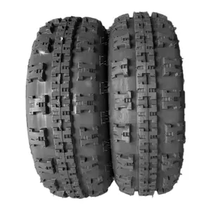 2 for Honda TRX400X 300X black Front 21-7-10 ATV tires Tubeless 4ply Rubber