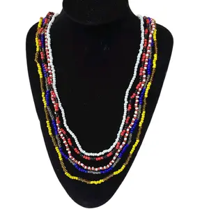 Colorful Beaded Orisha Necklace Set – Afro-Caribbean Style Jewelry - Santeria Elekes