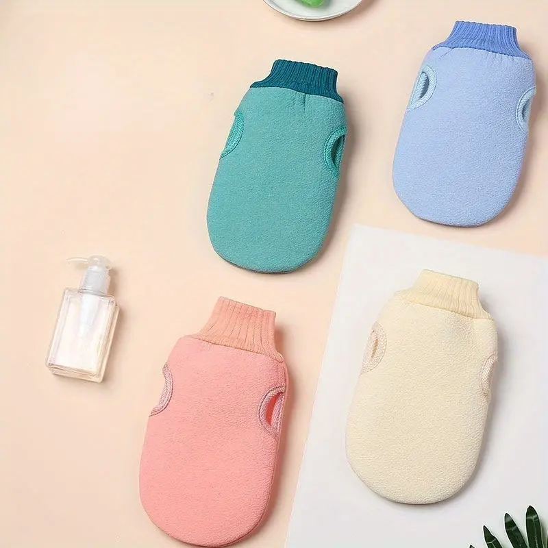1pc Exfoliating Shower Gloves, Mitt Washcloth Bath Gloves for Shower, Double Sided Exfoliating Gloves, for Massage and Body Scrubs, Body Scrubber Bathing Accessories
