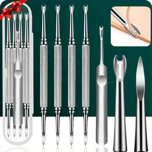 Leather Craft Tool Kit, Stainless Steel Material, Durable & Versatile Design, Ideal for DIY Projects, Precision Cutting Tools
