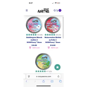 Crazy Aaron scentsory duo