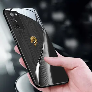 Dragon Travels the World for Samsung Galaxy S7,S7 Edge,S8,S8+,S9,S9+,S10,S10e,S10 Lite,S10+,S20,S20 FE,S20+,S20 Ultra,S21,S21 FE,S21+,S21 Ultra Hard Case Glass tempered light luxury new styles Phone Case